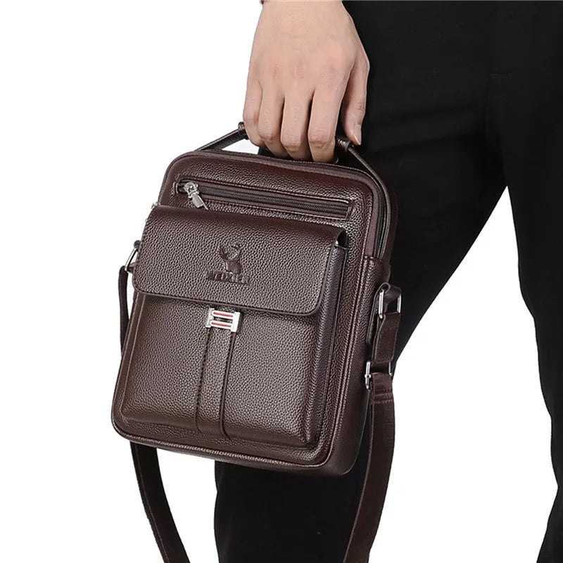 bolso bandolera hombre de cuero