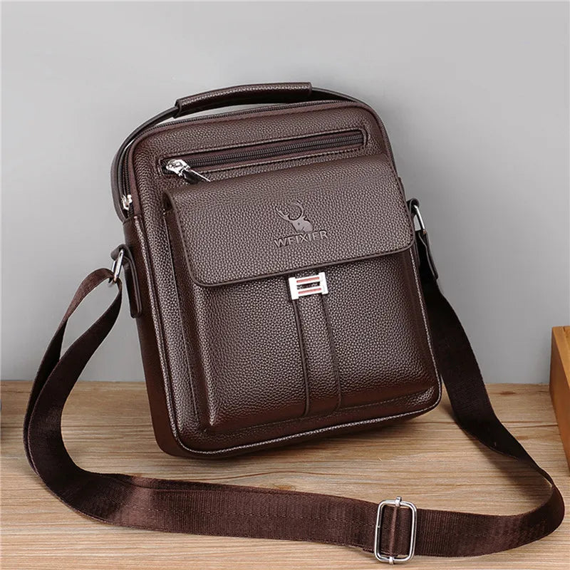 bolso bandolera hombre de cuero