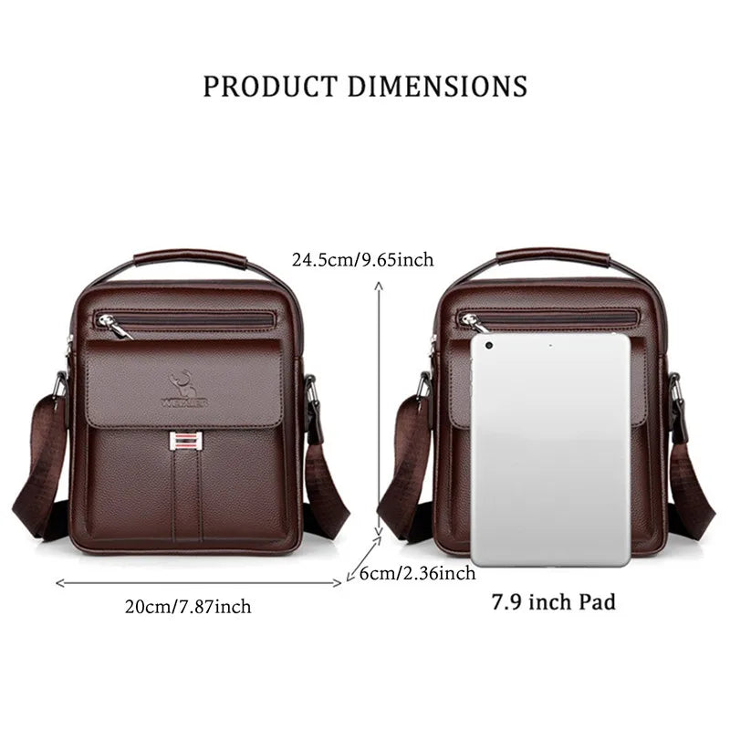 bolso bandolera hombre de cuero